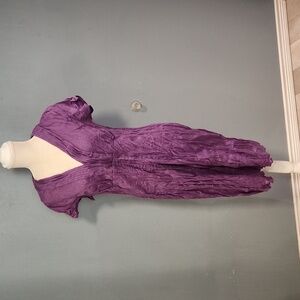 NWT Boden Crinkle ruffled shirt shift midi dress